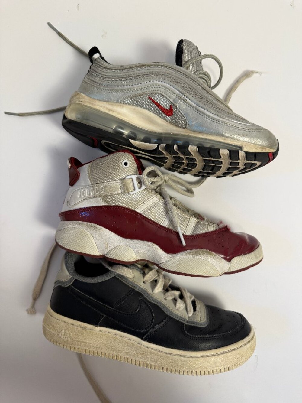 Nike Jordan Air Force  Kids Youth Size 3 - 3.5 Bundle